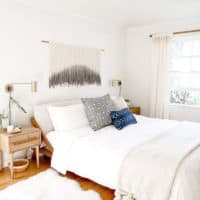 Feng shui bedroom with focal point