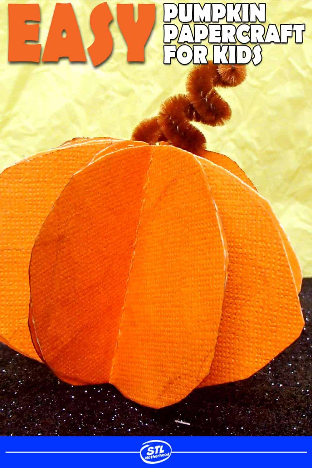 3d paper pumpkin crafts