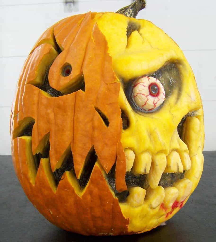 Advanced 3d zombie pumpkin