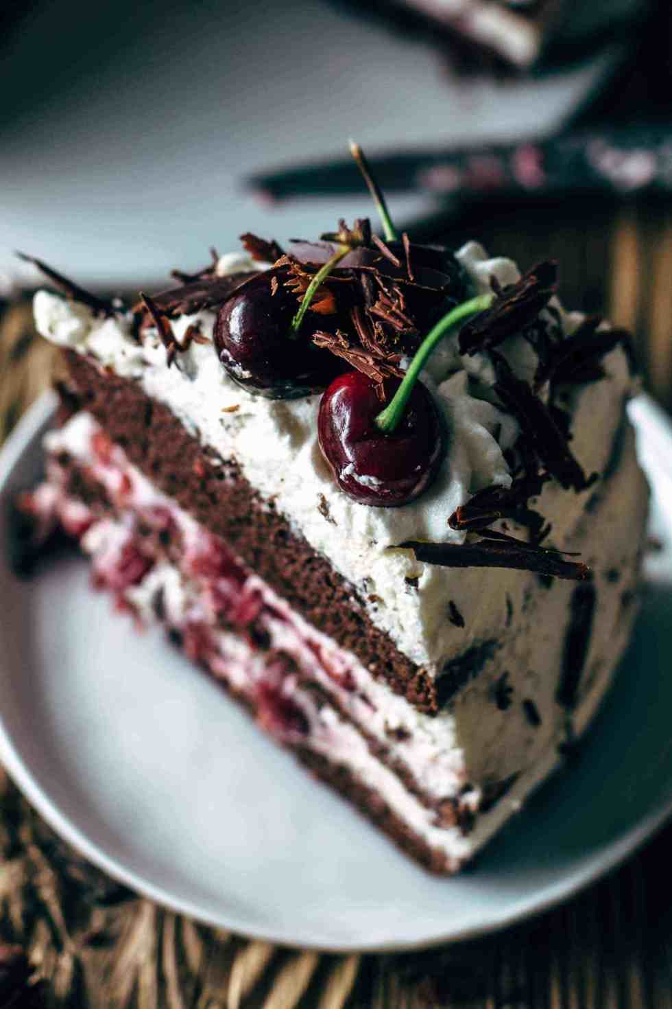 Authentic german black forest cake