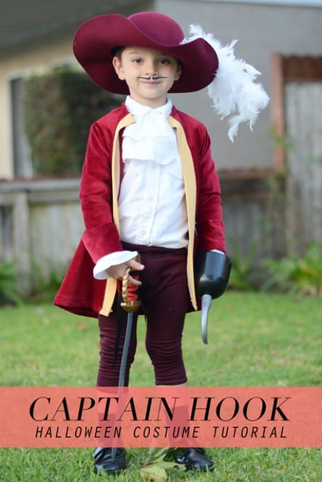 DIY Captain Hook Halloween Costume
