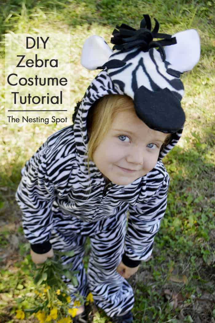 DIY Zebra Halloween Costume
