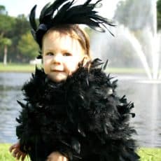 Easy baby bird costume