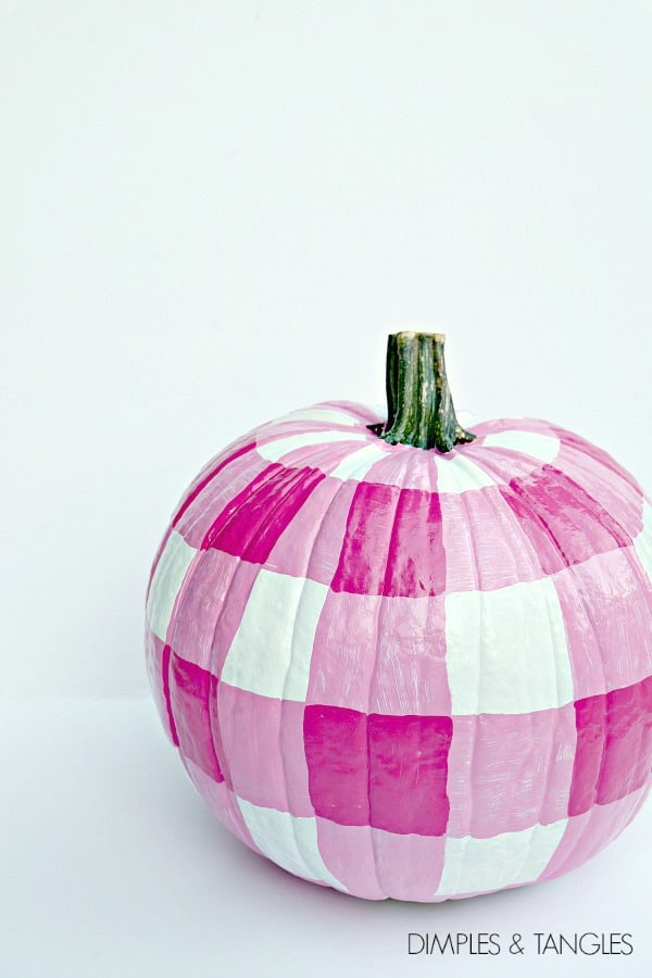 Cute Painting Ideas - Pink Plaid