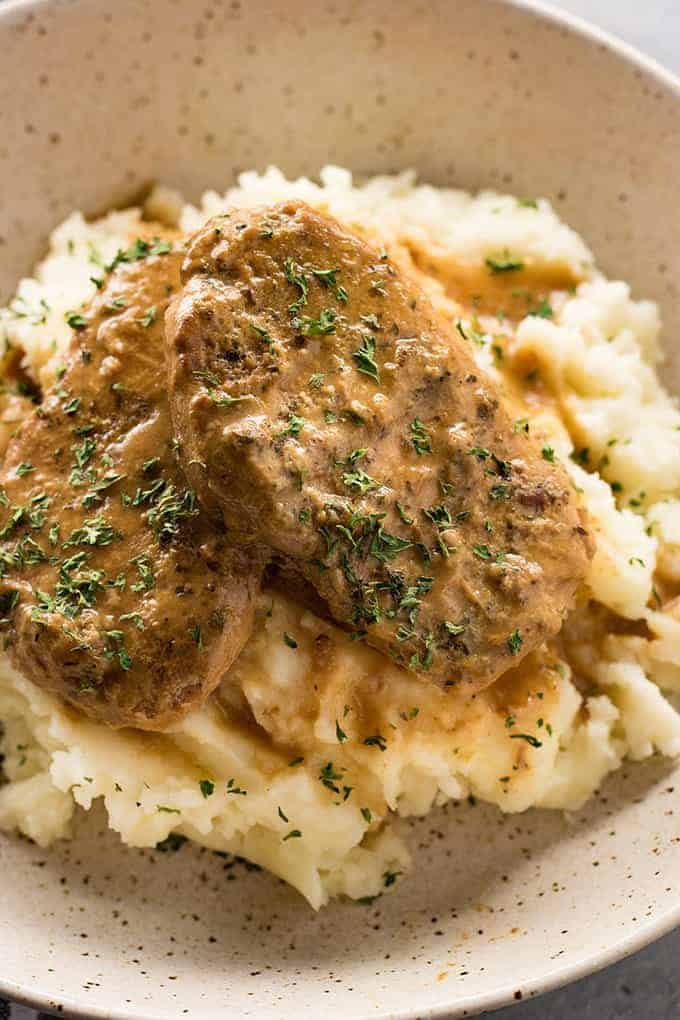 Slow cooker porkchops