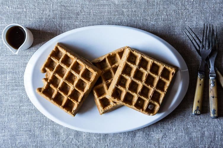 Spiced stout waffles