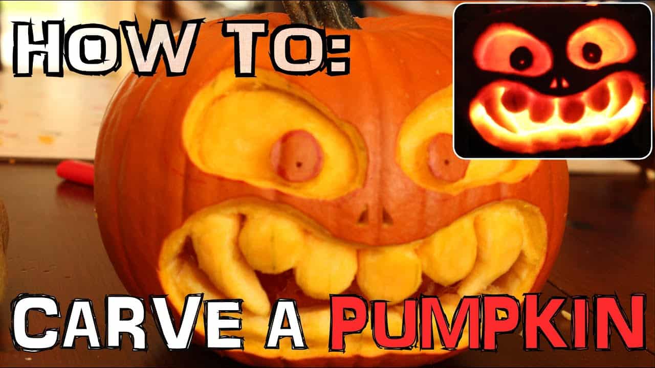 Tips for surface carving pumpkin features
