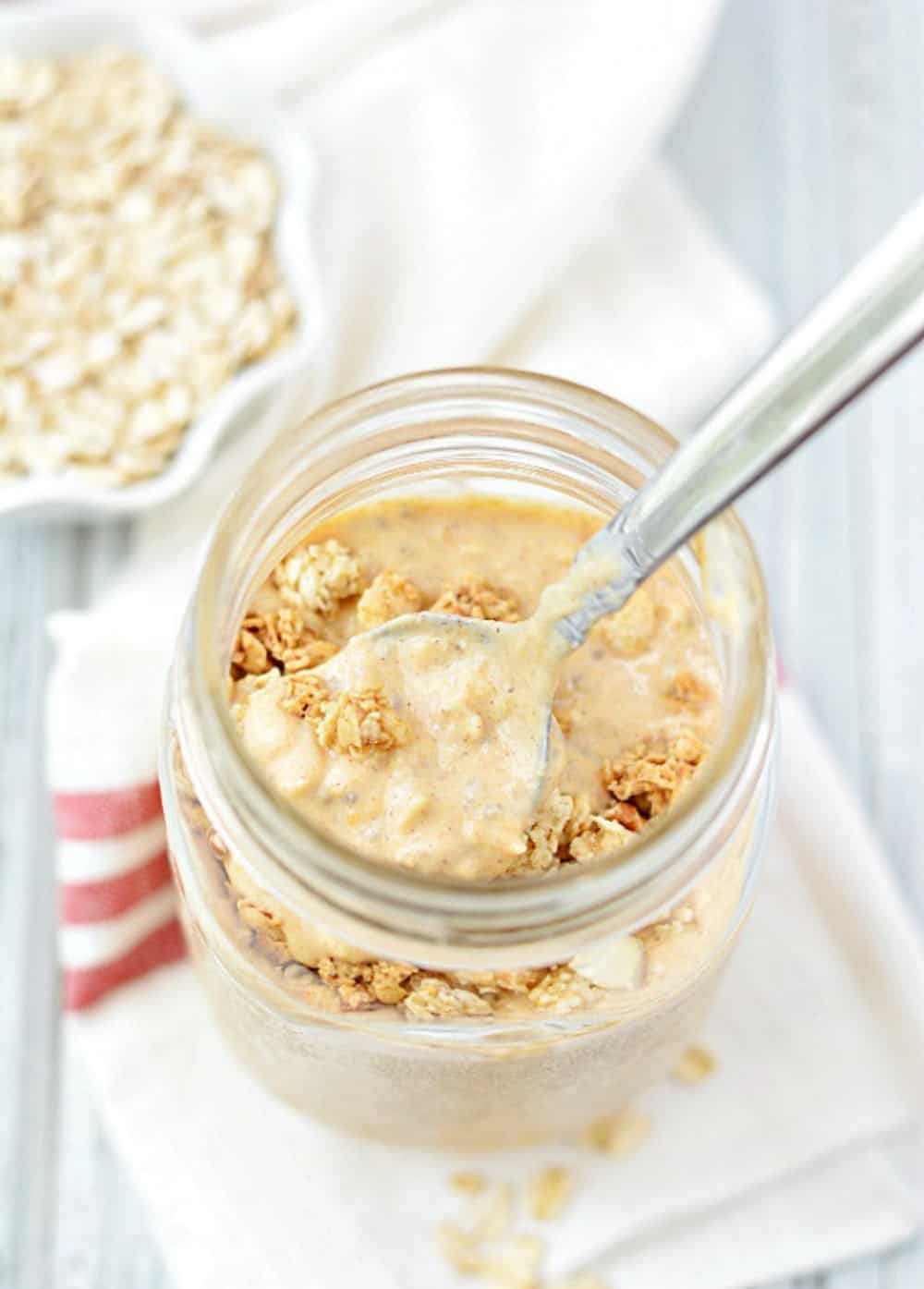 Pumpkin spice overnight oats