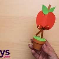 3d paper apple decor for fall faux