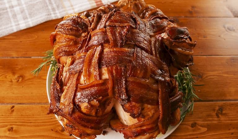 Bacon-Wrapped Thanksgiving Turkey