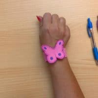 Diy butterfly bracelet for kids