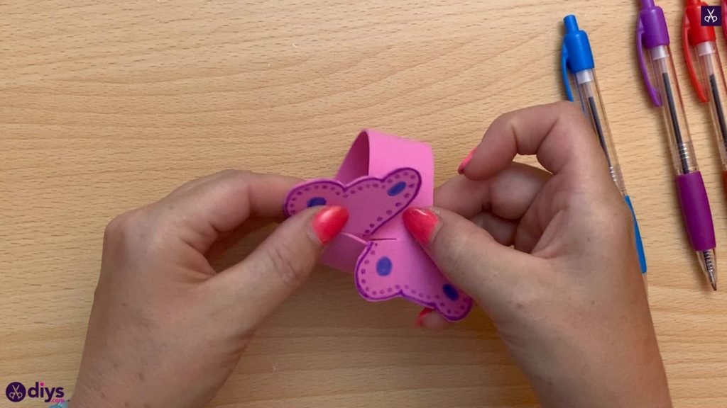 Diy butterfly bracelet for kids simple