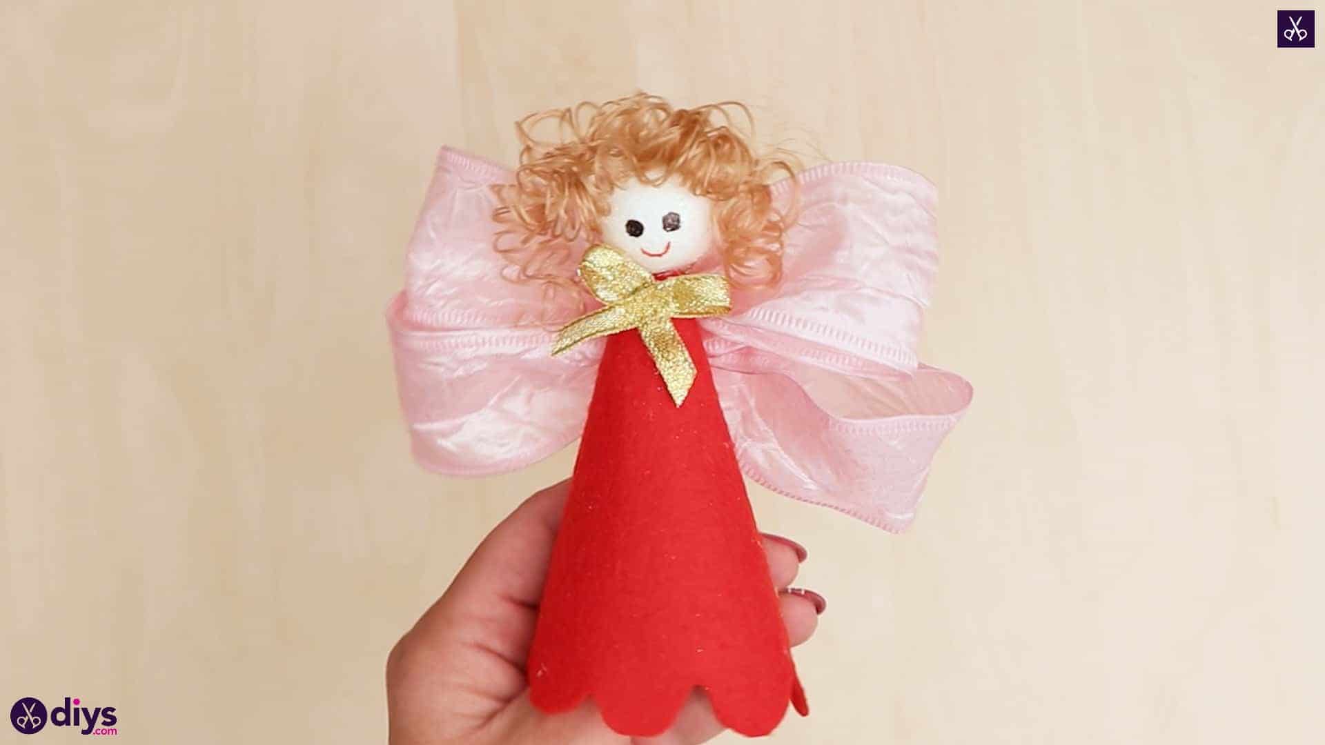 Diy christmas doll ornament for tree craft