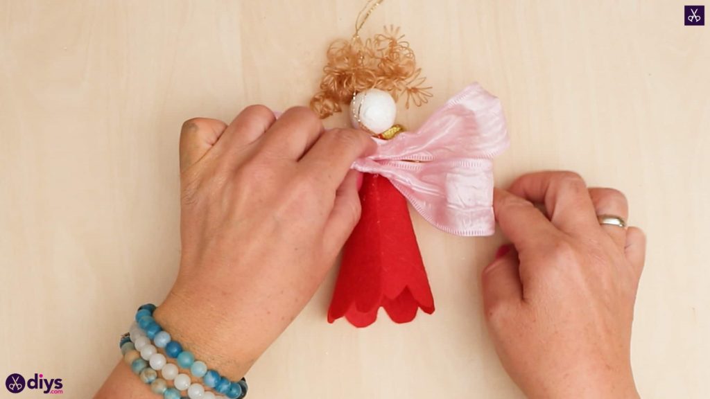 Diy christmas doll ornament for tree simple