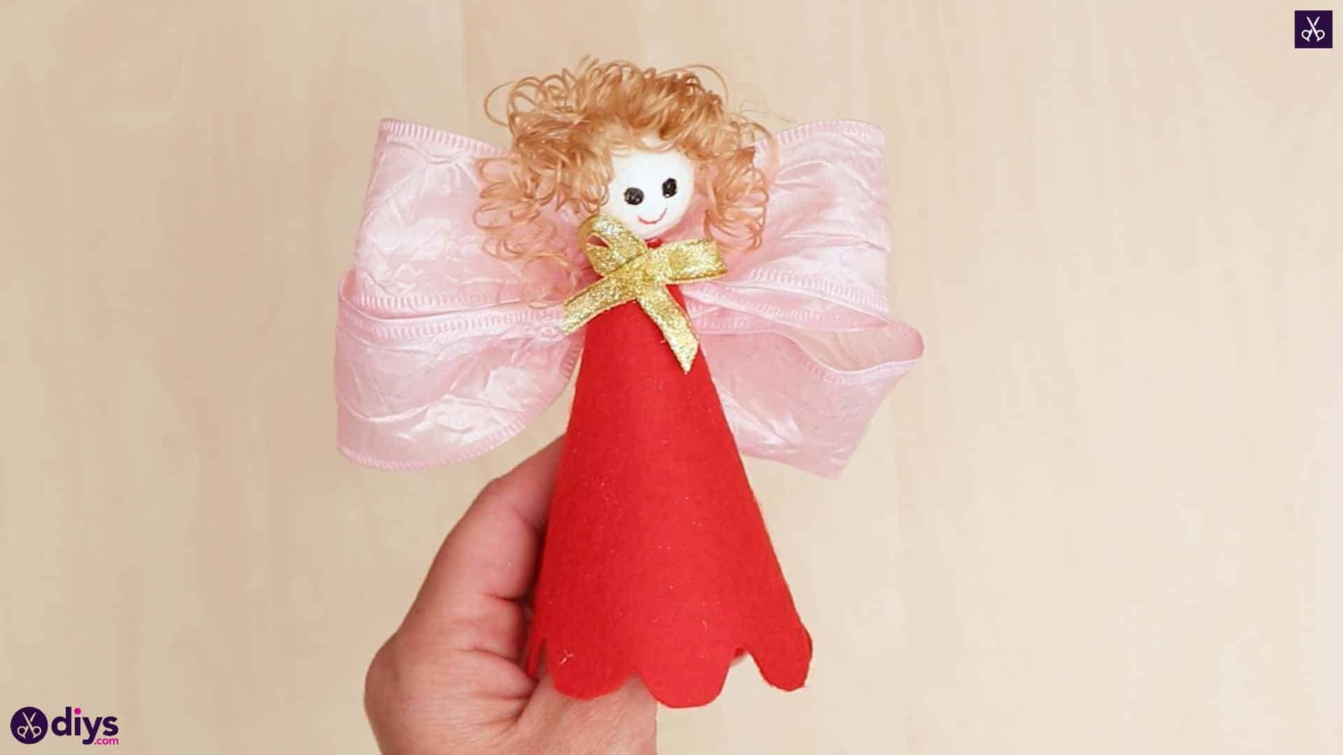 Diy christmas doll ornament for tree