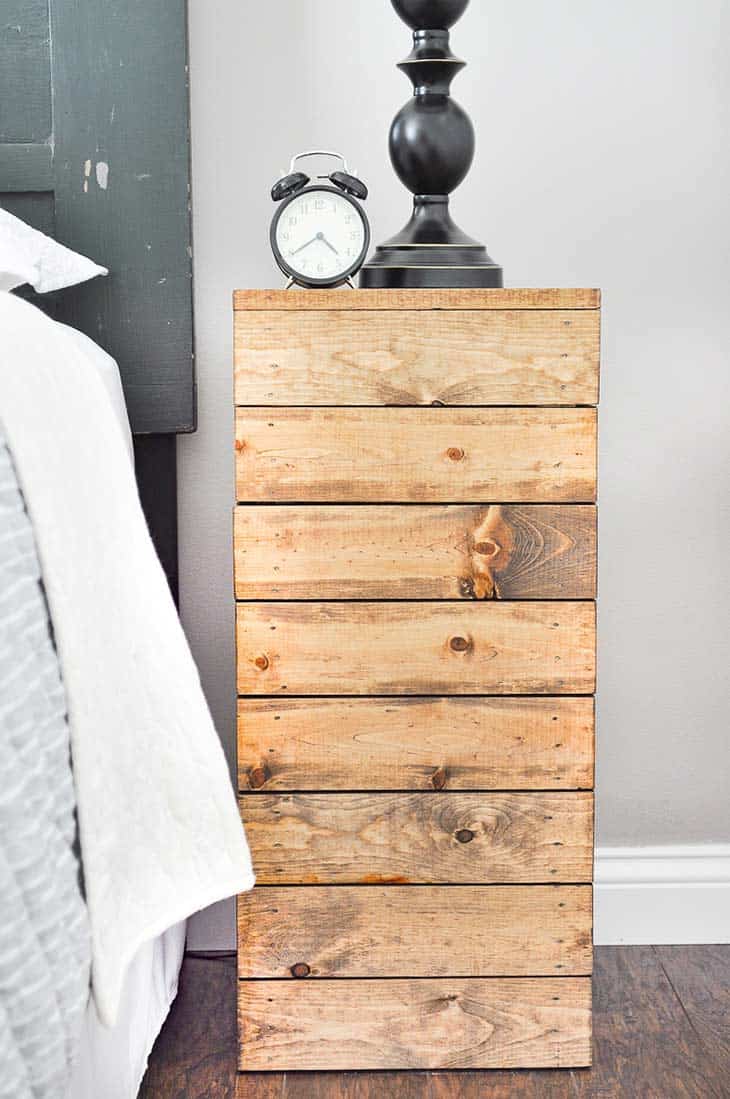 Diy nightstands rustic