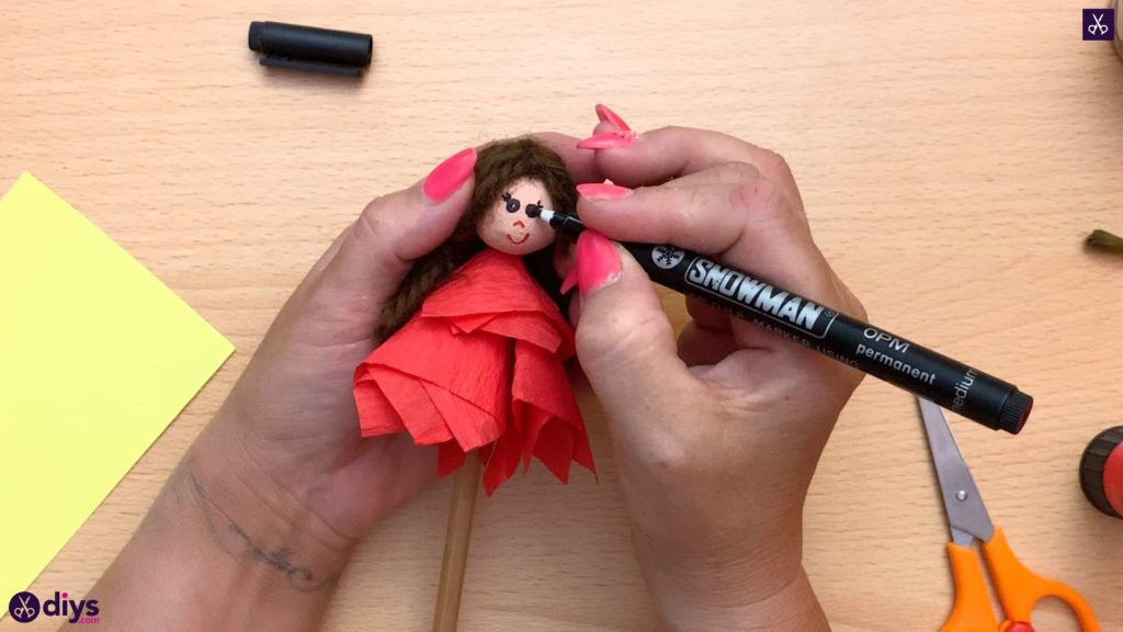 مداد عروسکی مدادی Diy
