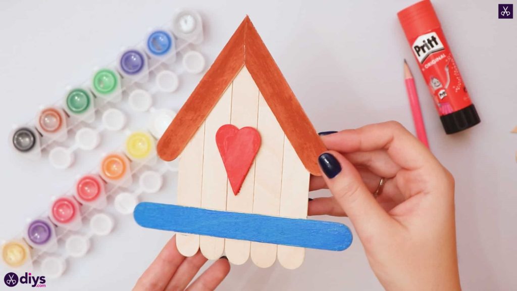 Diy popsicle stick house for kids
