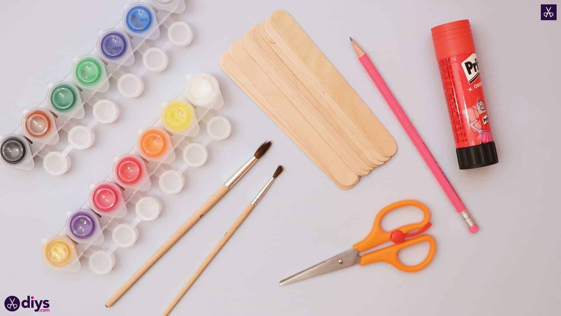 Diy popsicle stick house materials