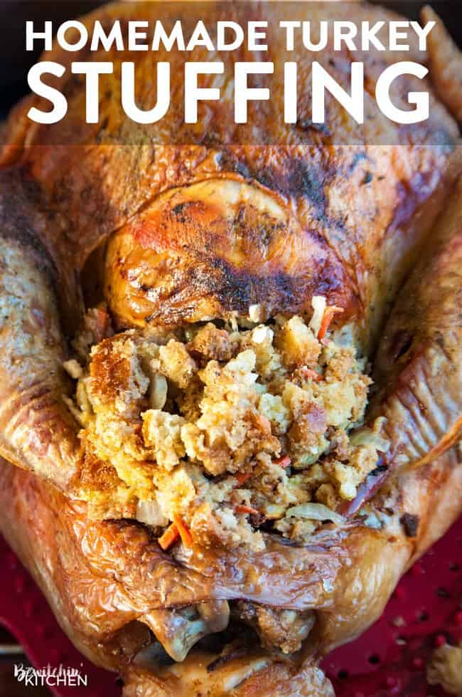 Thanksgiving Dinner - Homemade Turkey Stuffing