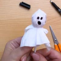 How to make a lollipop ghost for halloween