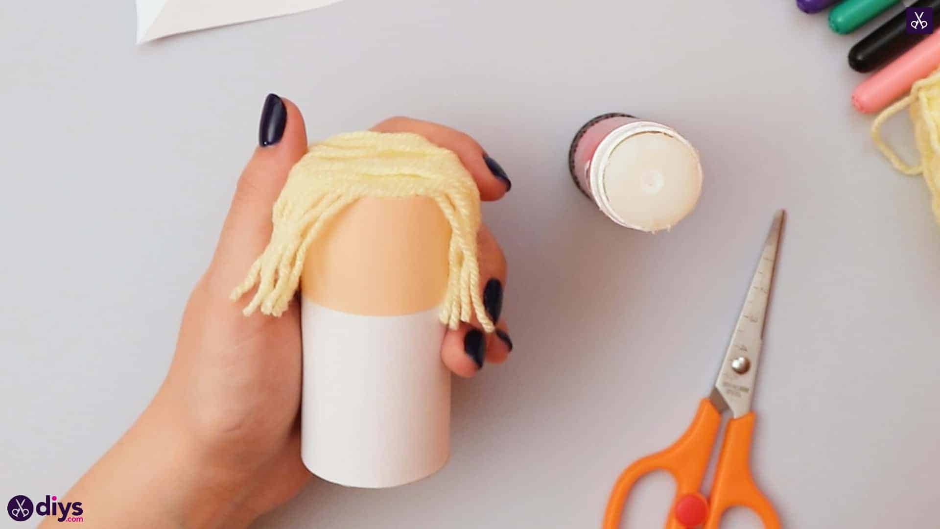 How to make a toilet paper roll angel hair