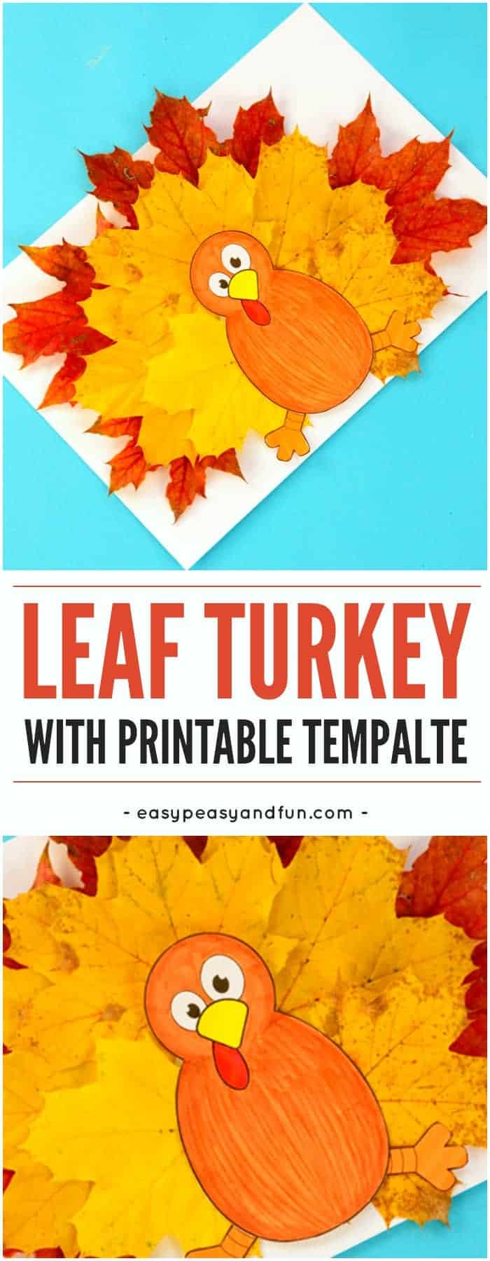 Thanksgiving Crafts for Kids with Leaves