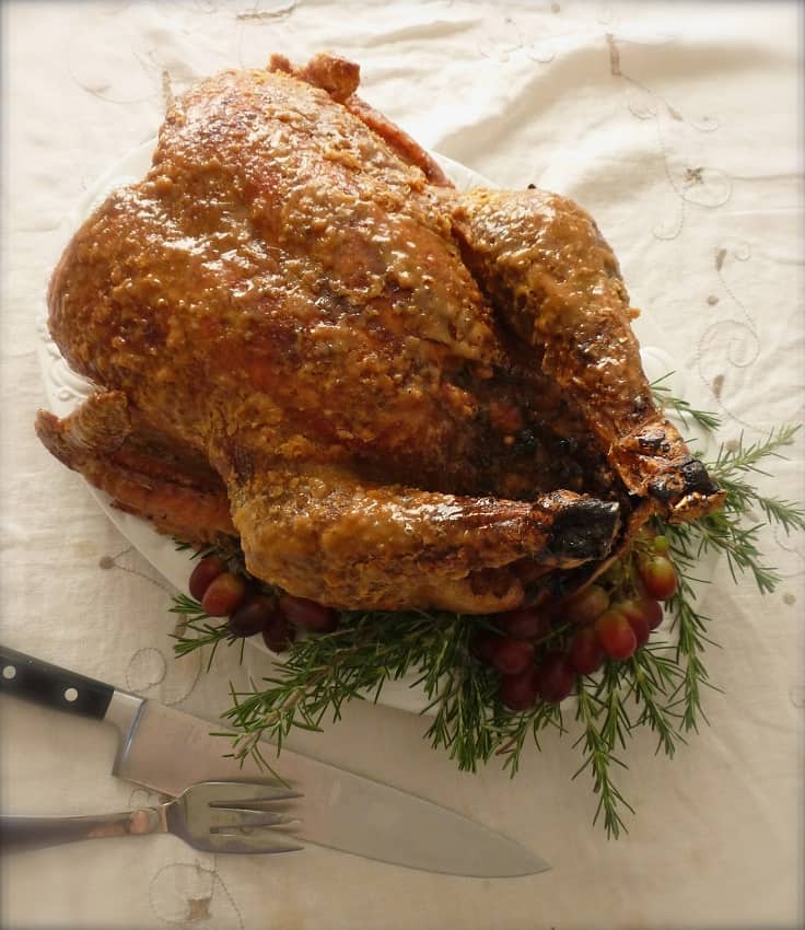 Maple Bourbon-Glazed Thanksgiving Turkey Recipe