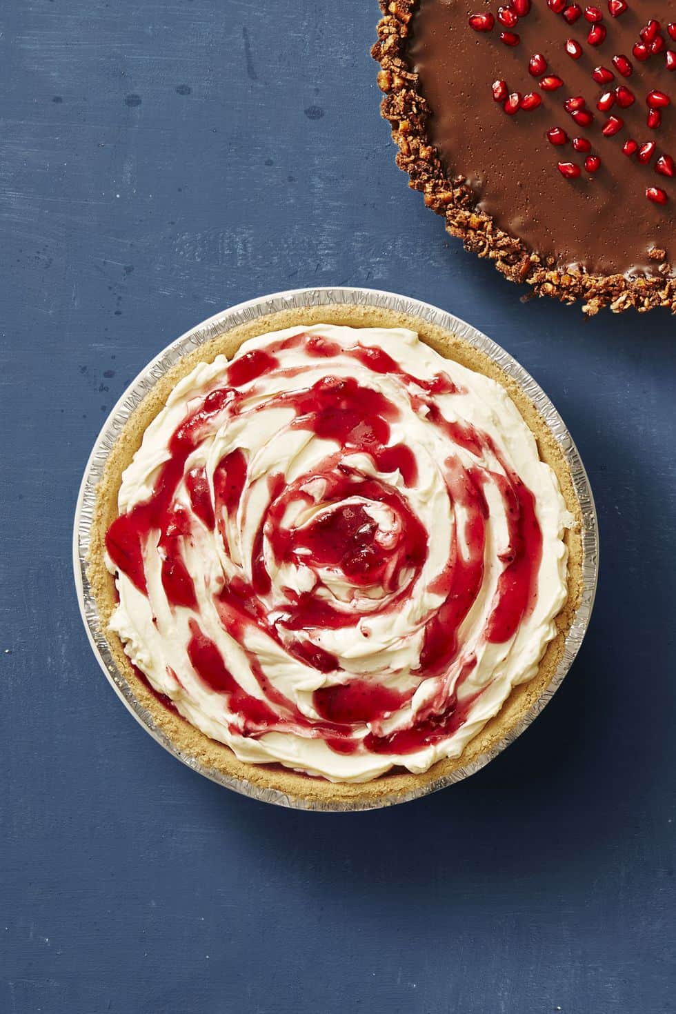 Easy Thanksgiving Dessert - No-bake Cranberry Cheesecake