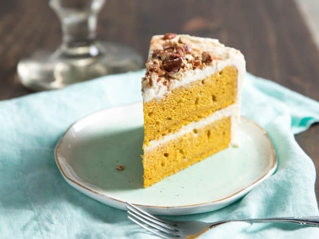 Thanksgiving Dessert Recipe - Pumpkin Spice Layer Cake