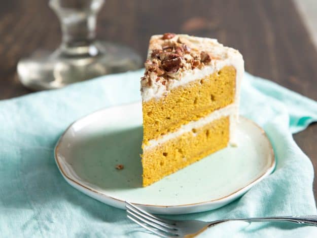 Pumpkin spice layer cake