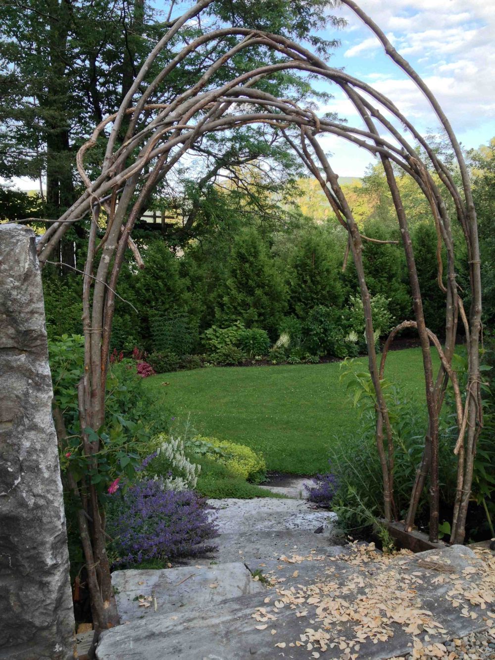 Rustic Garden Arch Trellis