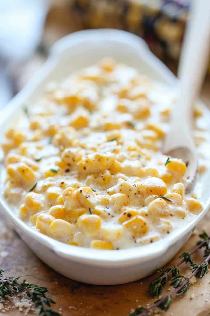 Crockpot Thanksgiving Sides - Creamed Corn