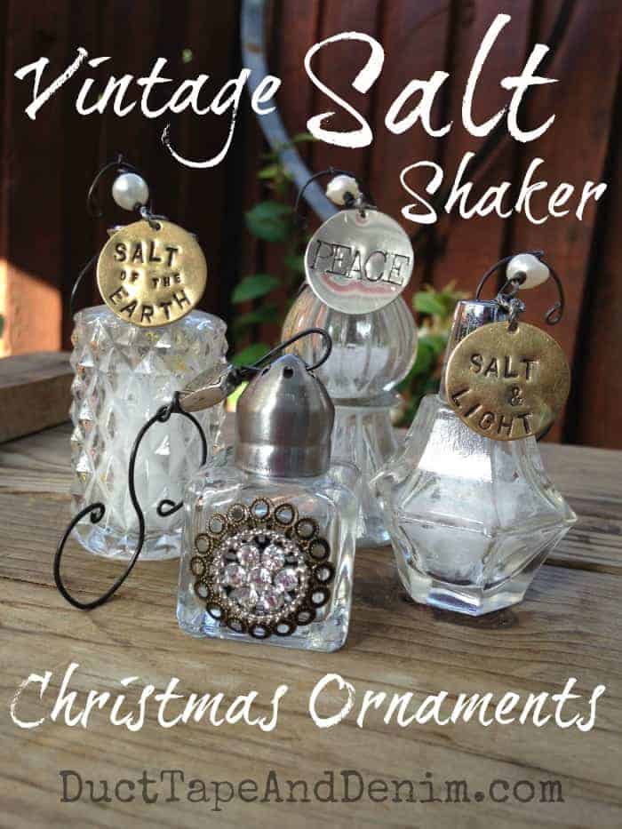 Vintage Salt Shaker Christmas Ornaments