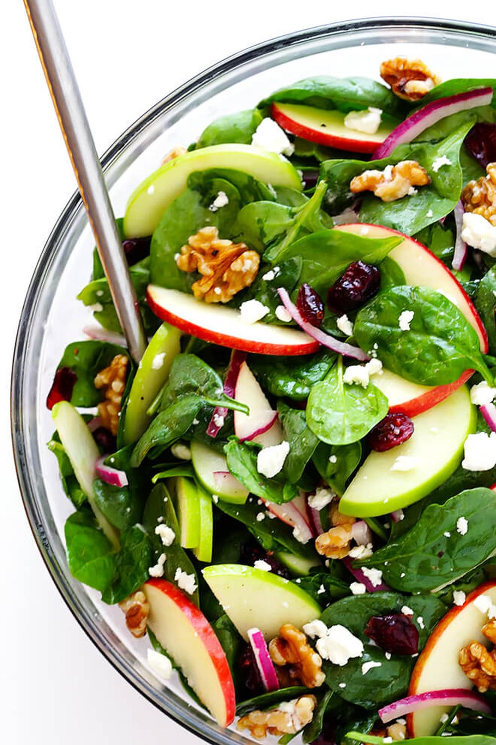 Apple spinach salad best thanksgiving sides