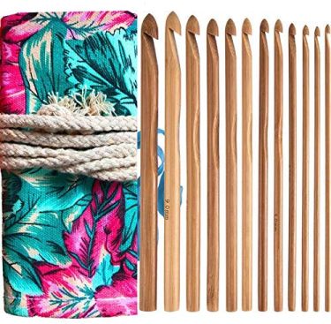 Bamboo crochet hooks set by athena yy