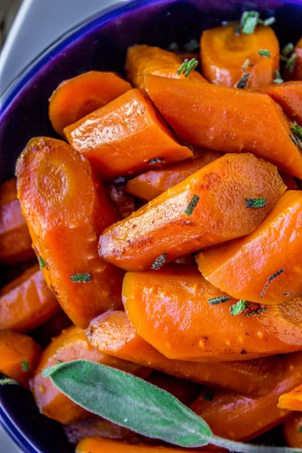 Brown butter carrots easy thanksgiving recipes