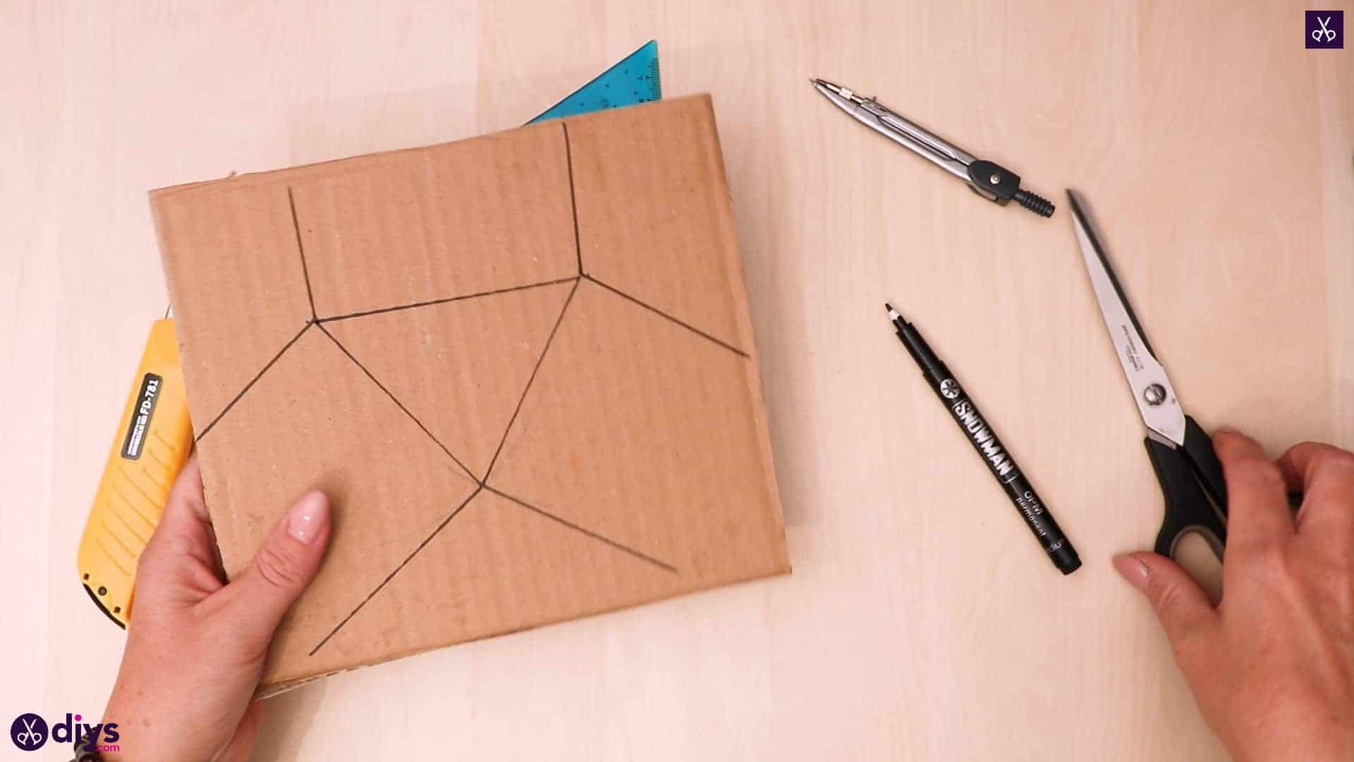 Diy concrete reed diffuser cardboard