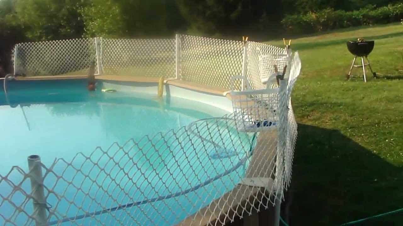 Diy above ground pool fence