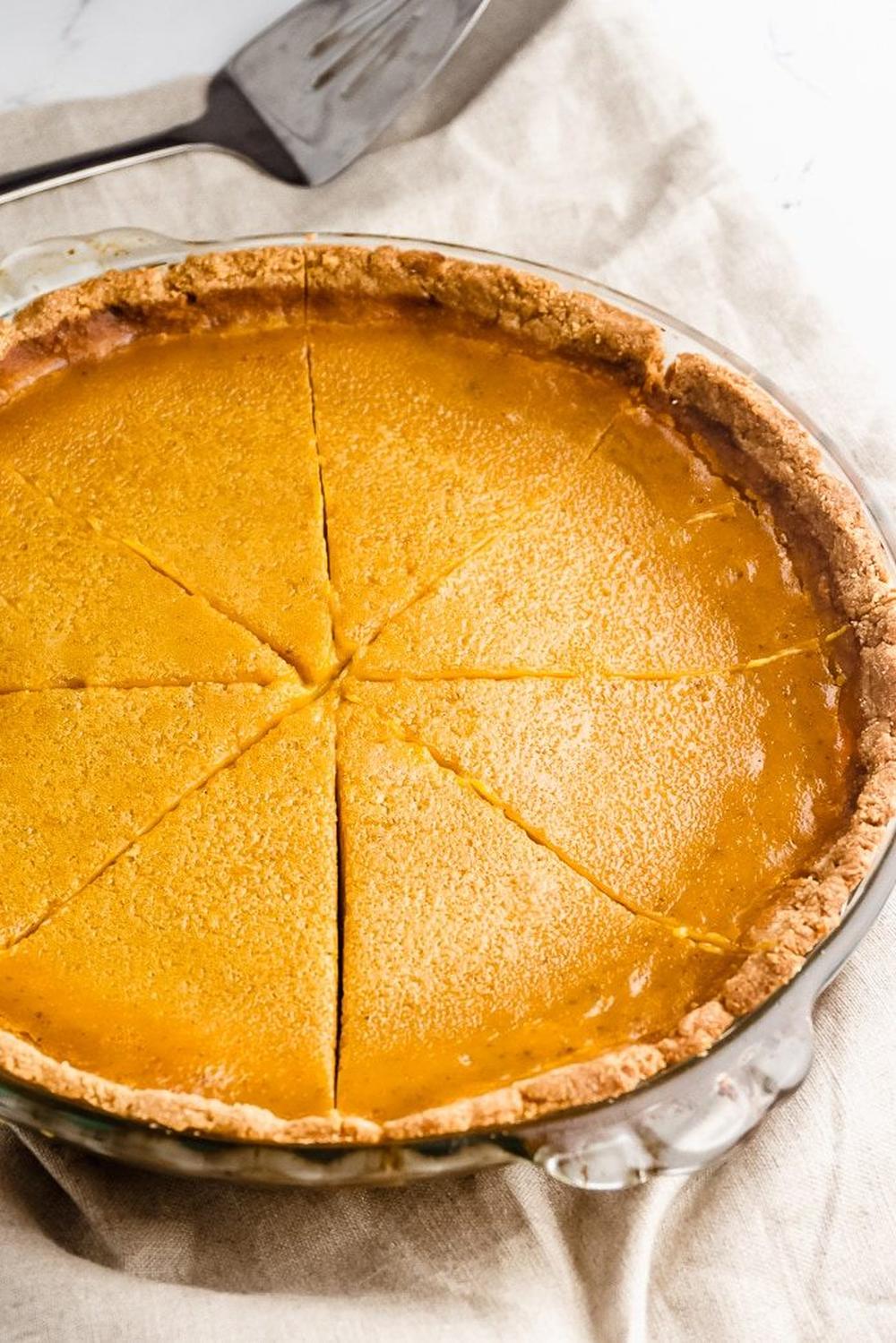 Keto sugar free pumpkin pie gluten free thanksgiving desserts