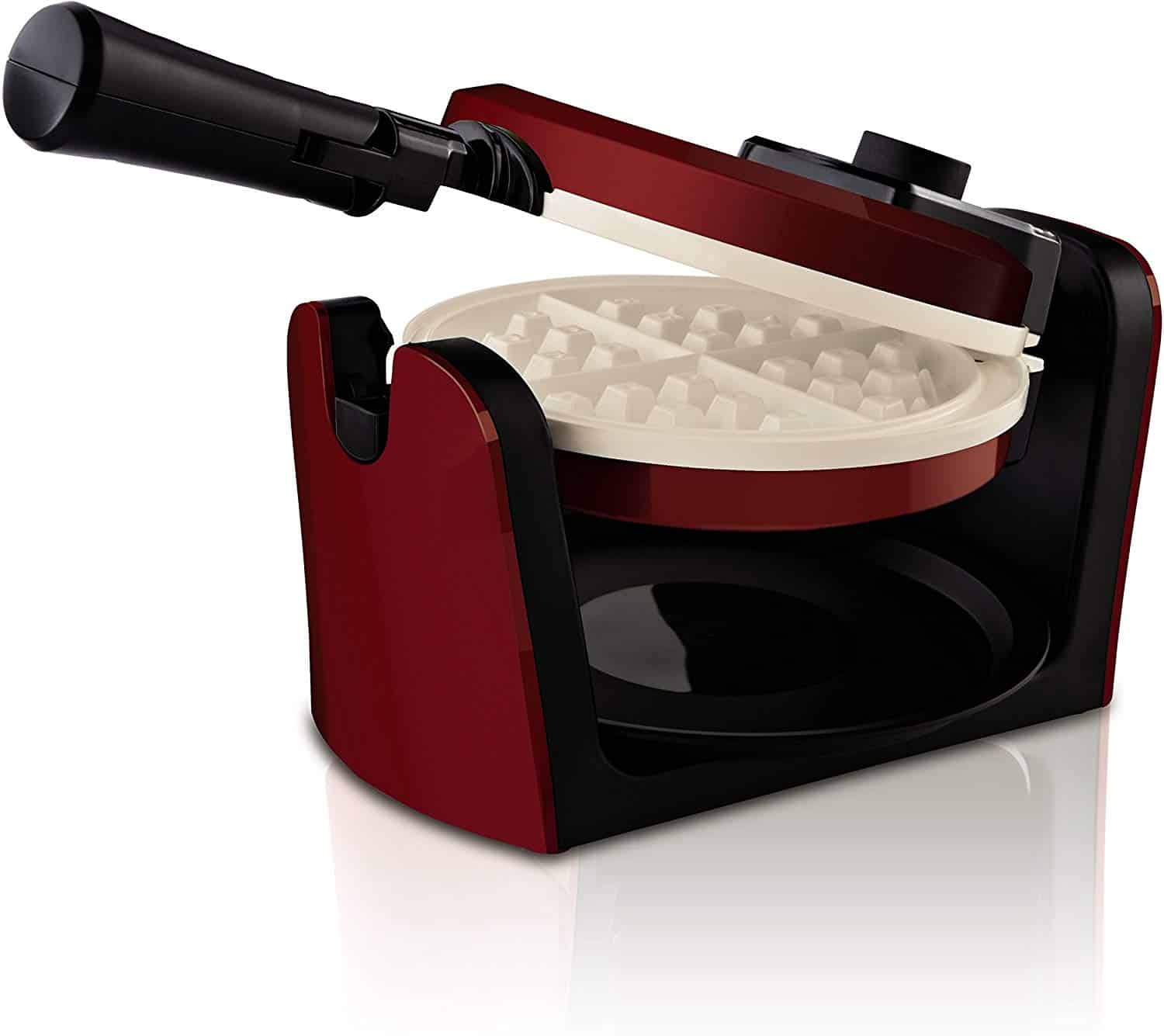 Oster titanium infused duraceramic flip waffle maker