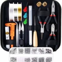 Paxcoo jewelry making supplies kit with jewelry tools