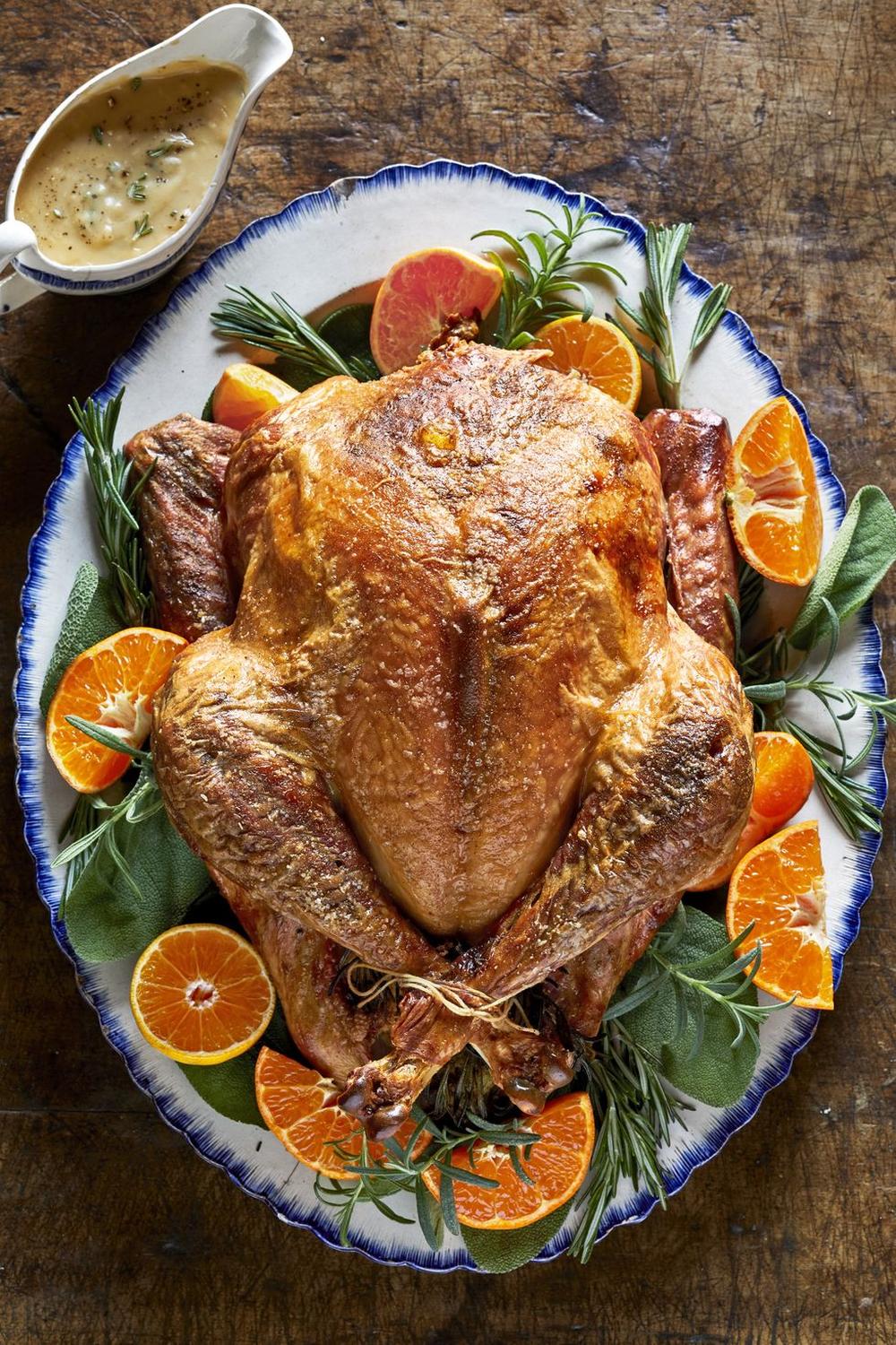 Seasoned roast turkey