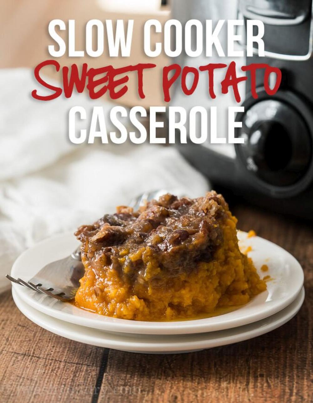 Sweet potato casserole slow cooker thanksgiving recipes