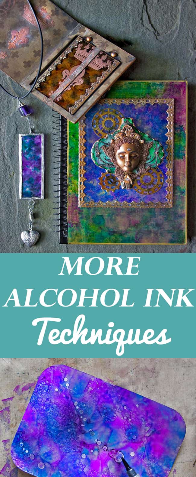 Basic alcohol ink techniques for beginnersza