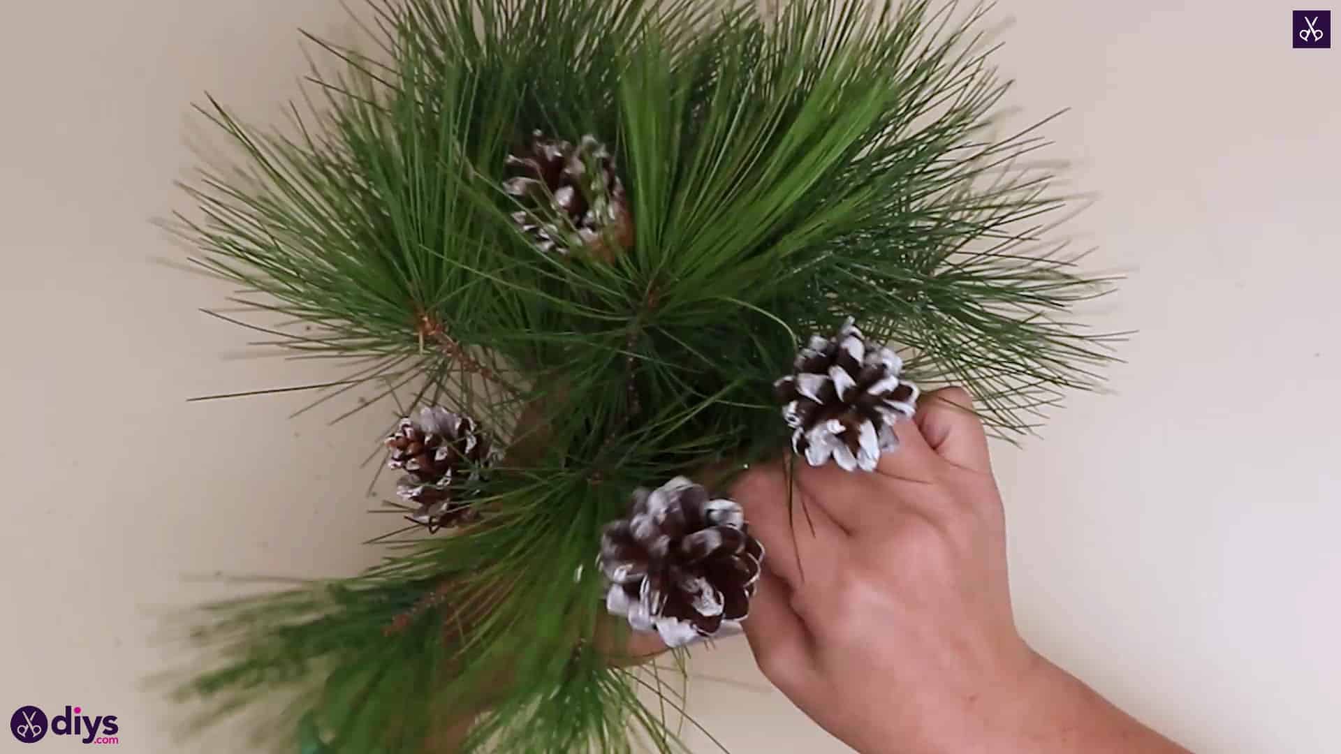 Christmas tree table decoration add plants