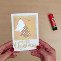 Diy christmas tree card
