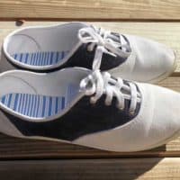 Diy saddle shoes sneakers
