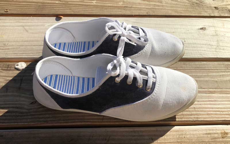 Diy saddle shoes sneakers