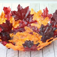 Decorative leaf bowl